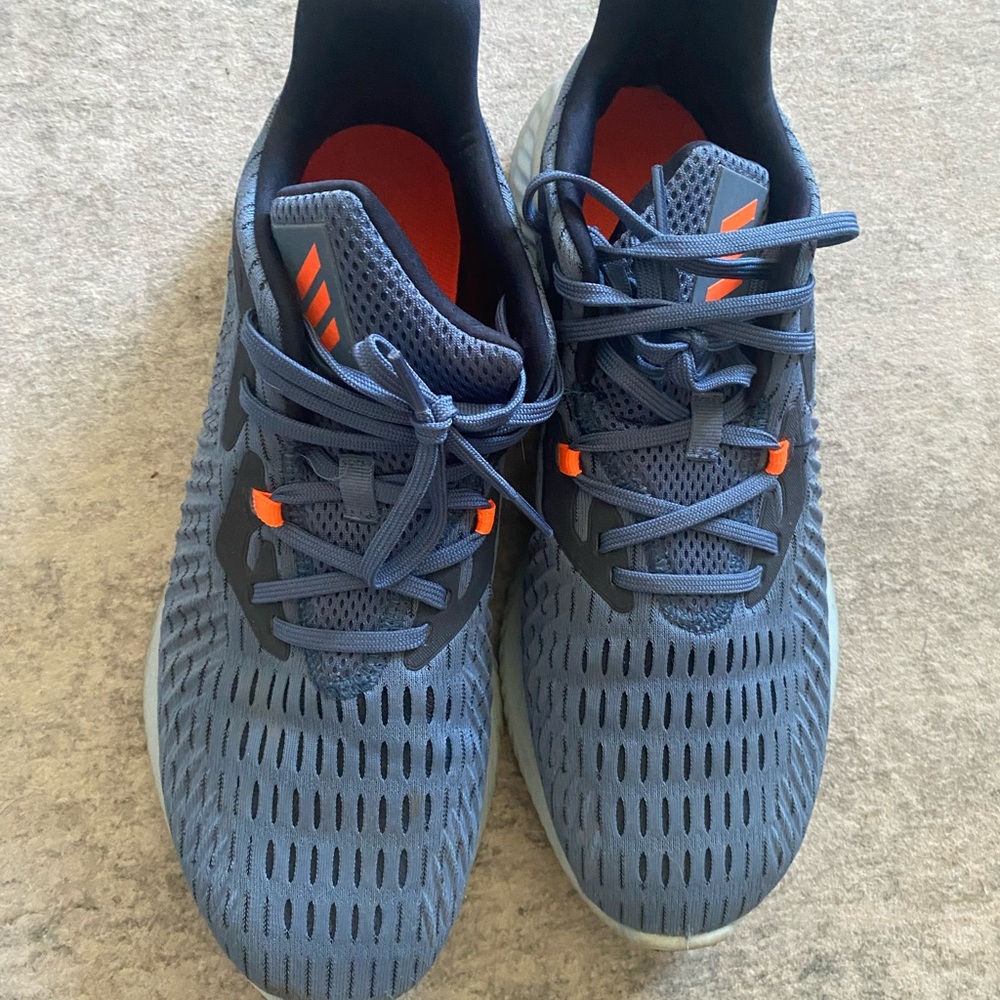 Adidas Men's Navy and Orange Athletic Shoes